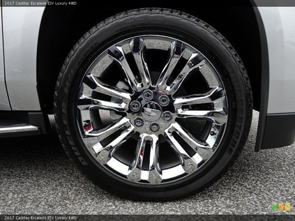 2017 Cadillac Escalade ESV Luxury 4WD Wheel and Tire Photo #119596465