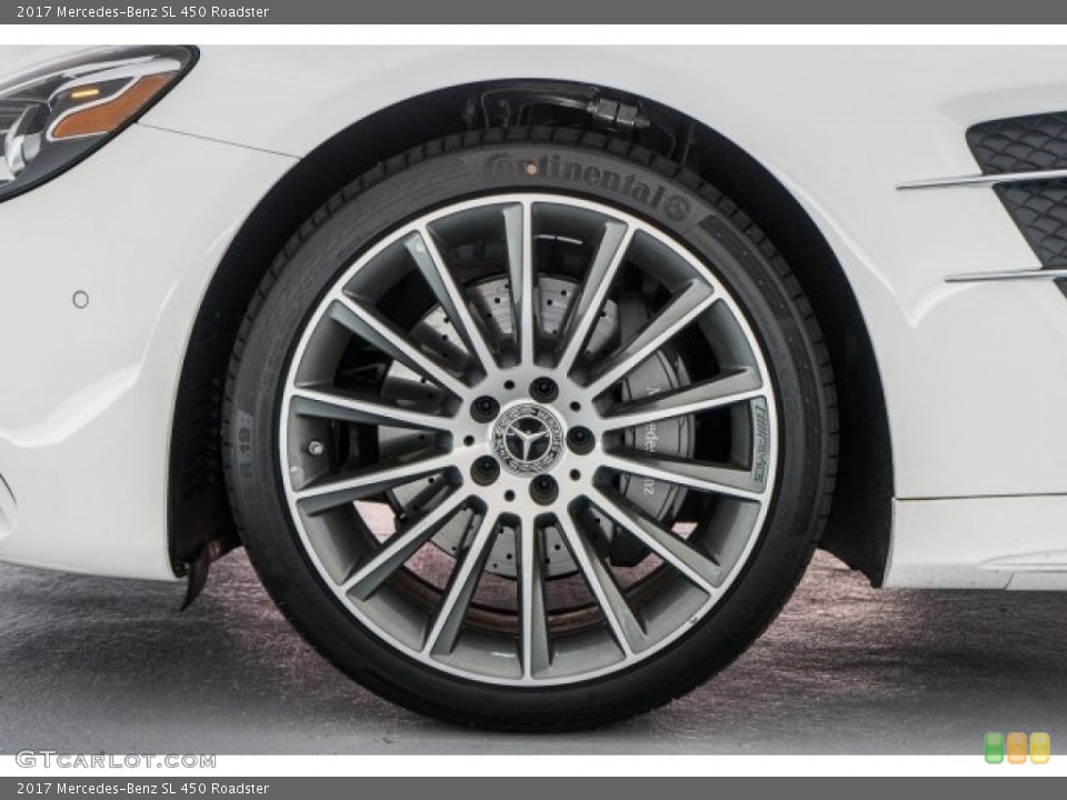 2017 Mercedes-Benz SL 450 Roadster Wheel and Tire Photo #119613669