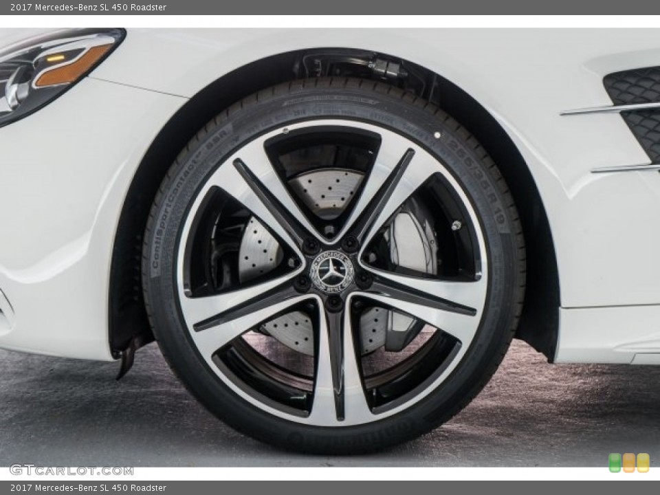 2017 Mercedes-Benz SL 450 Roadster Wheel and Tire Photo #119613909