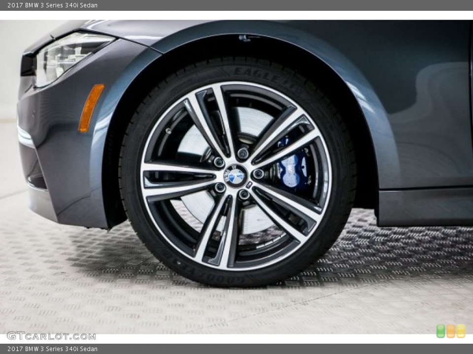 2017 BMW 3 Series 340i Sedan Wheel and Tire Photo #119634378