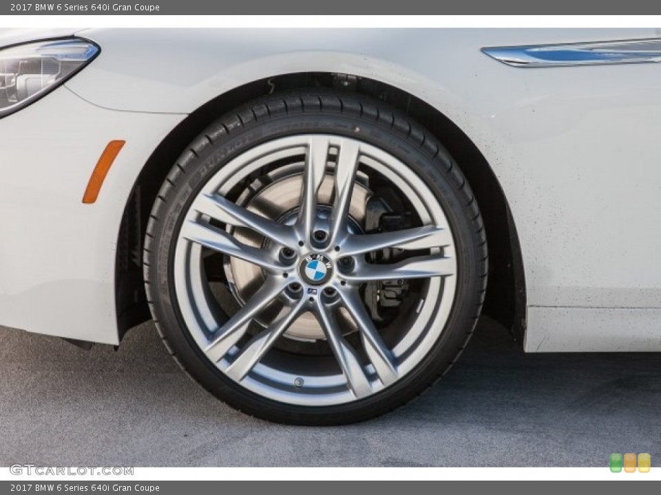 2017 BMW 6 Series 640i Gran Coupe Wheel and Tire Photo #119636853