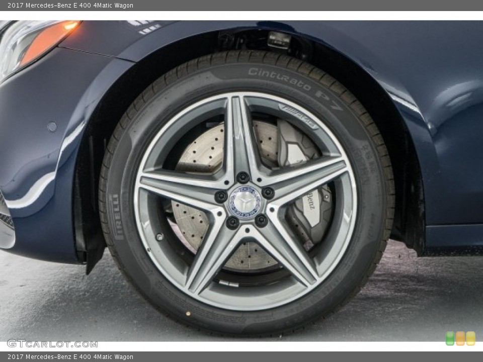 2017 Mercedes-Benz E 400 4Matic Wagon Wheel and Tire Photo #119678505