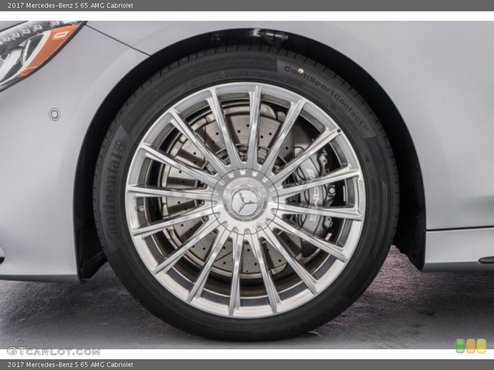 2017 Mercedes-Benz S 65 AMG Cabriolet Wheel and Tire Photo #119679210