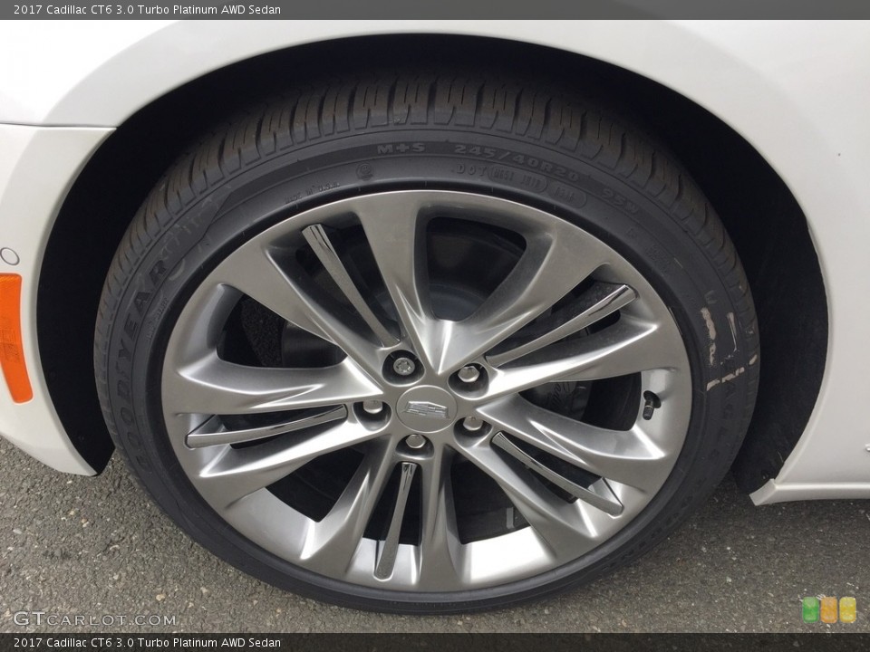 2017 Cadillac CT6 3.0 Turbo Platinum AWD Sedan Wheel and Tire Photo #119717667