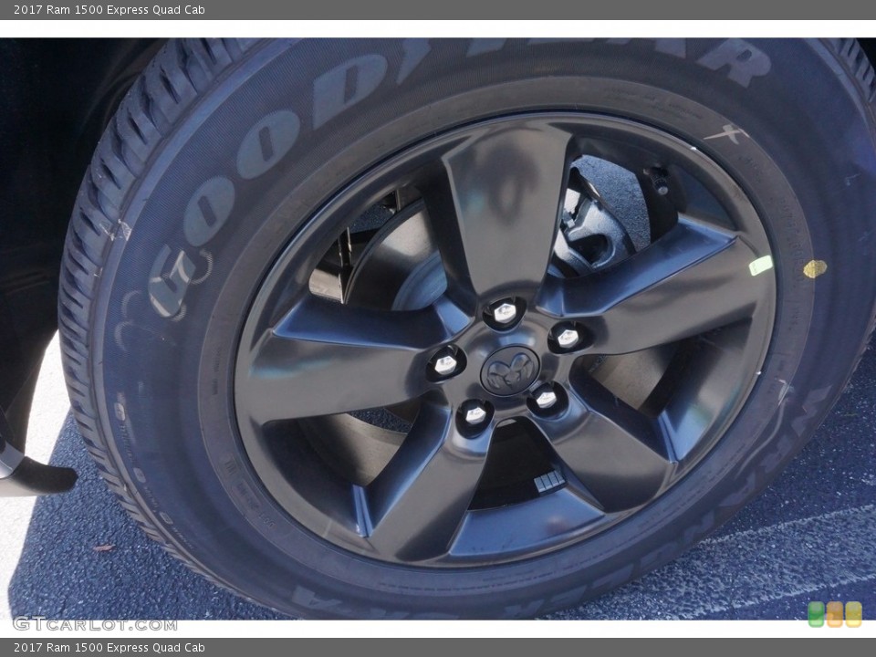 2017 Ram 1500 Express Quad Cab Wheel and Tire Photo #119724511