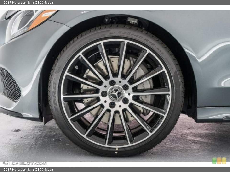 2017 Mercedes-Benz C 300 Sedan Wheel and Tire Photo #119731843