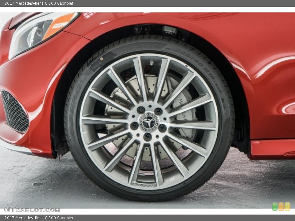 2017 Mercedes-Benz C 300 Cabriolet Wheel and Tire Photo #119733373