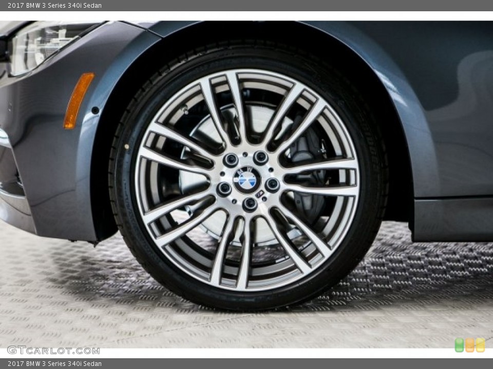 2017 BMW 3 Series 340i Sedan Wheel and Tire Photo #119745775