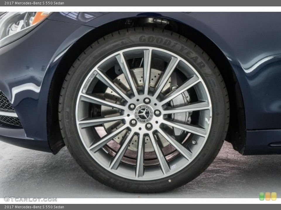 2017 Mercedes-Benz S 550 Sedan Wheel and Tire Photo #119767436