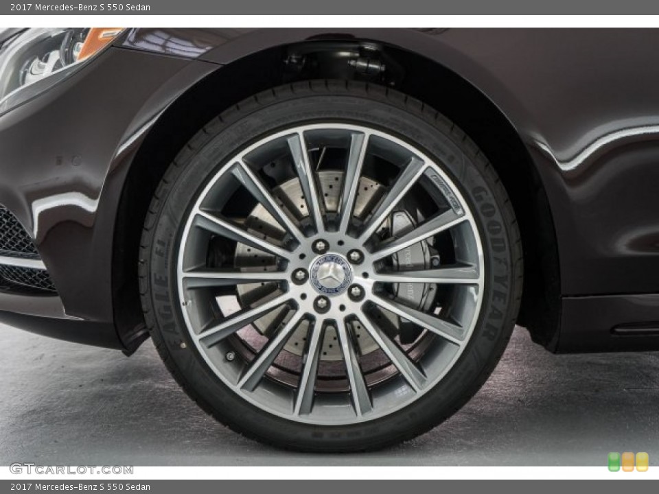 2017 Mercedes-Benz S 550 Sedan Wheel and Tire Photo #119767703