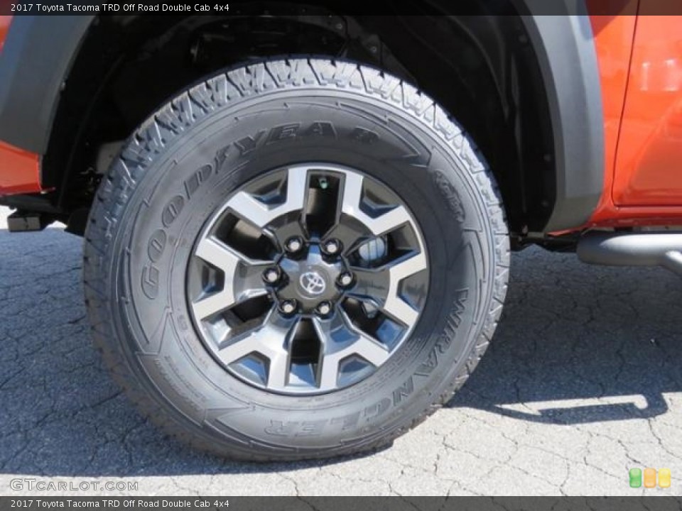 2017 Toyota Tacoma TRD Off Road Double Cab 4x4 Wheel and Tire Photo #119768453