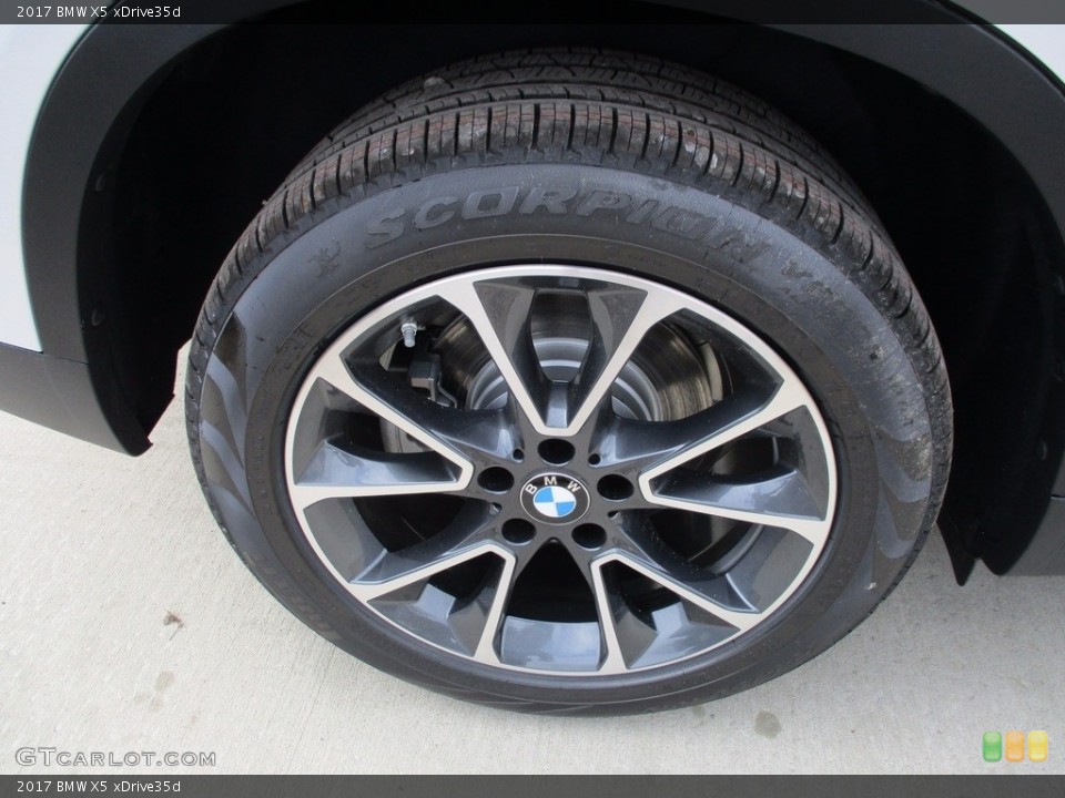 2017 BMW X5 xDrive35d Wheel and Tire Photo #119800880