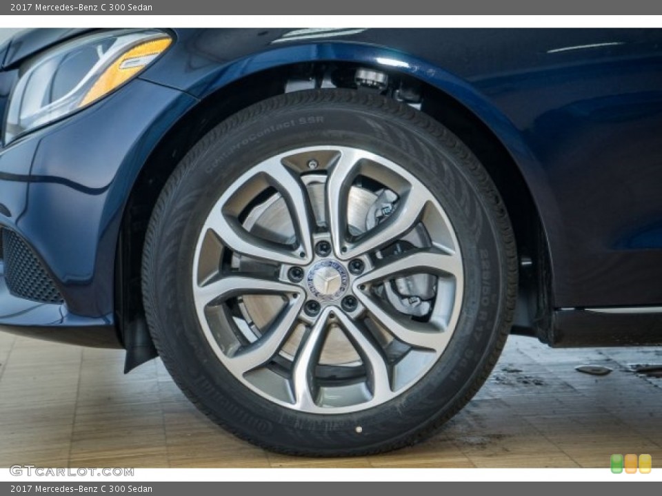 2017 Mercedes-Benz C 300 Sedan Wheel and Tire Photo #119810813
