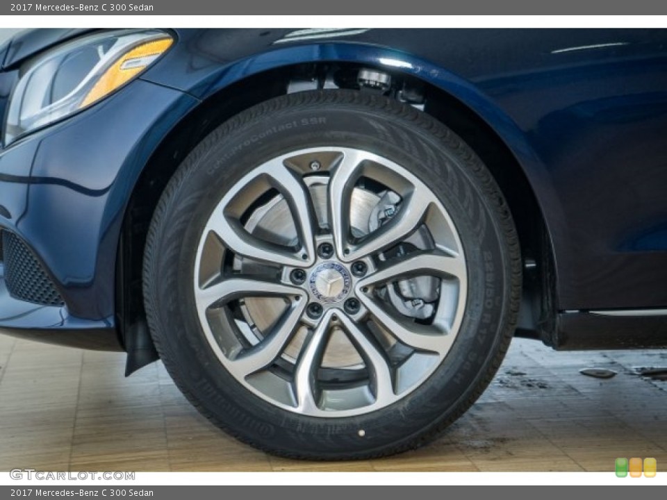 2017 Mercedes-Benz C 300 Sedan Wheel and Tire Photo #119812048