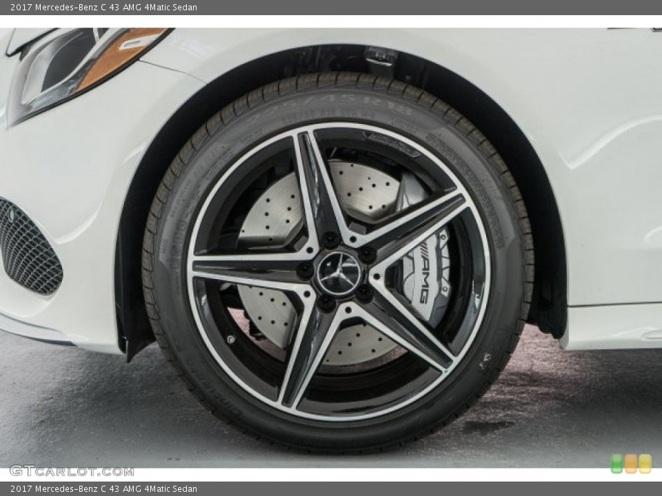 2017 Mercedes-Benz C 43 AMG 4Matic Sedan Wheel and Tire Photo #119813432