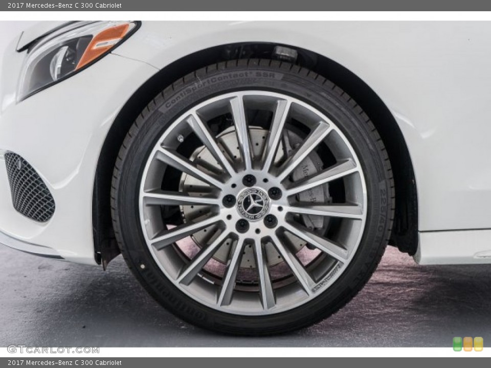 2017 Mercedes-Benz C 300 Cabriolet Wheel and Tire Photo #119813927