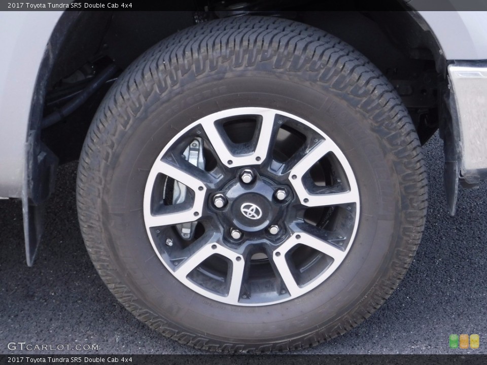 2017 Toyota Tundra SR5 Double Cab 4x4 Wheel and Tire Photo #119821718