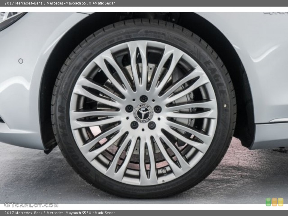 2017 Mercedes-Benz S Mercedes-Maybach S550 4Matic Sedan Wheel and Tire Photo #119893471
