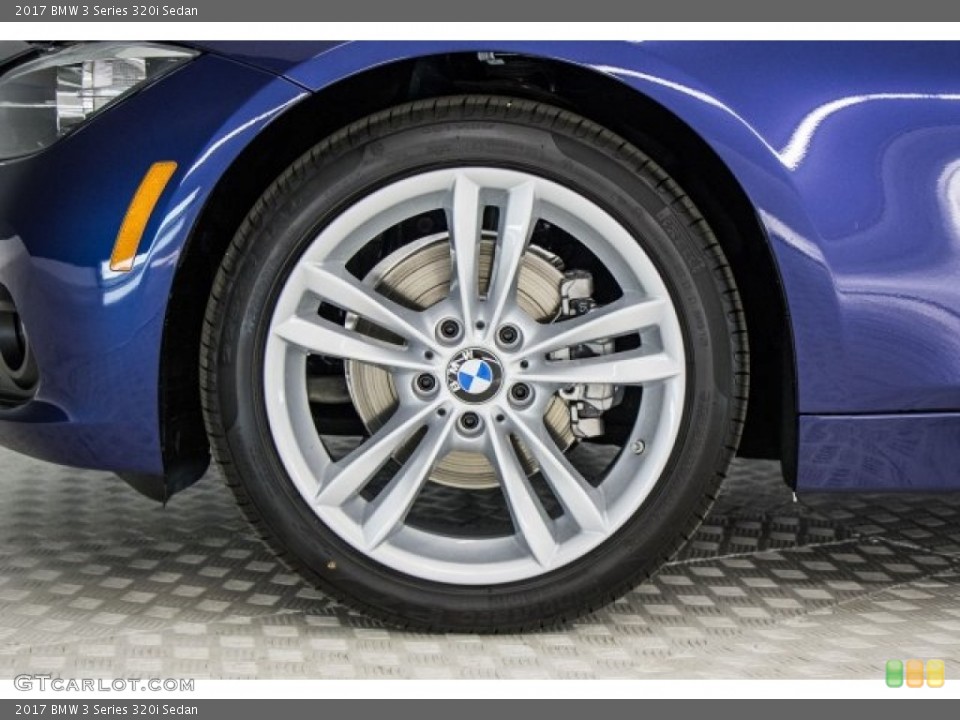 2017 BMW 3 Series 320i Sedan Wheel and Tire Photo #119914816