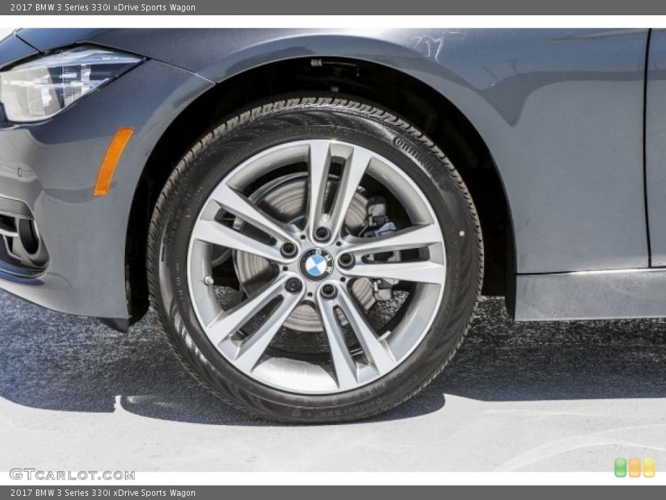 2017 BMW 3 Series 330i xDrive Sports Wagon Wheel and Tire Photo #119923580