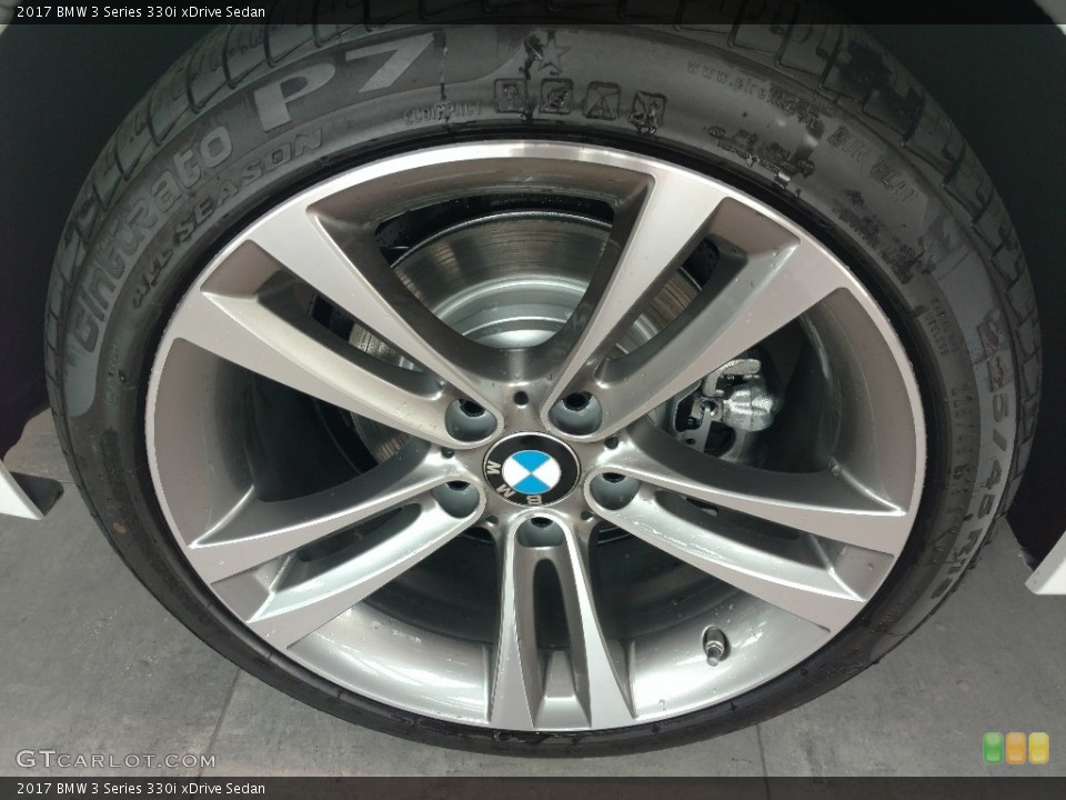 2017 BMW 3 Series 330i xDrive Sedan Wheel and Tire Photo #119970979