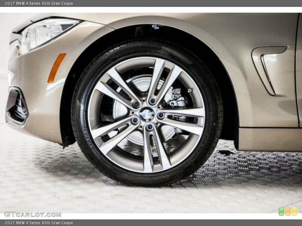 2017 BMW 4 Series 430i Gran Coupe Wheel and Tire Photo #119990563