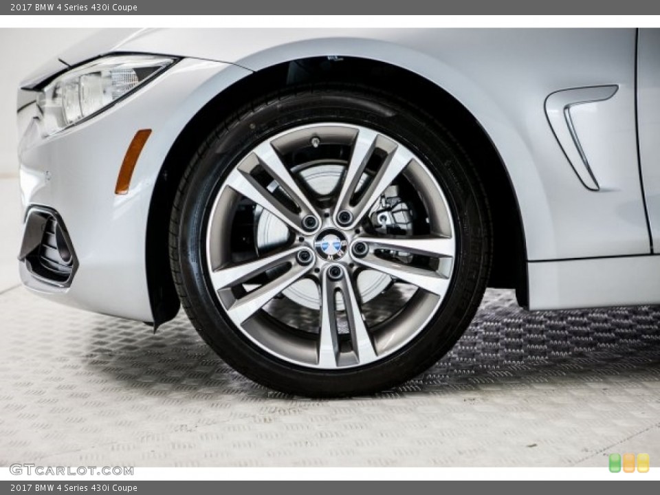 2017 BMW 4 Series 430i Coupe Wheel and Tire Photo #119990783