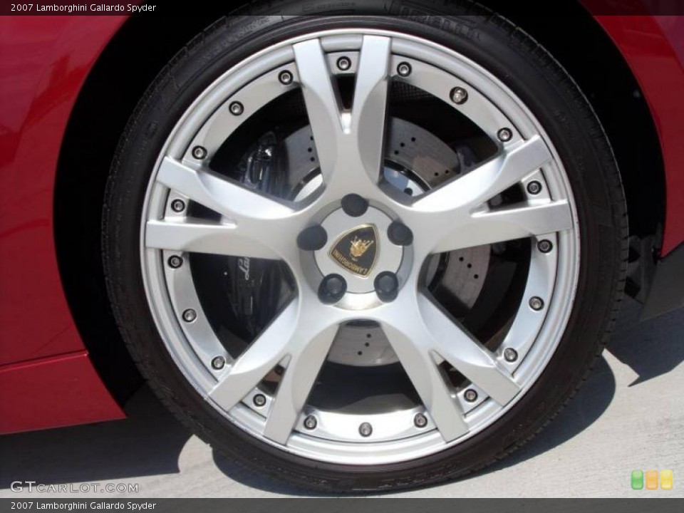 2007 Lamborghini Gallardo Spyder Wheel and Tire Photo #12000384