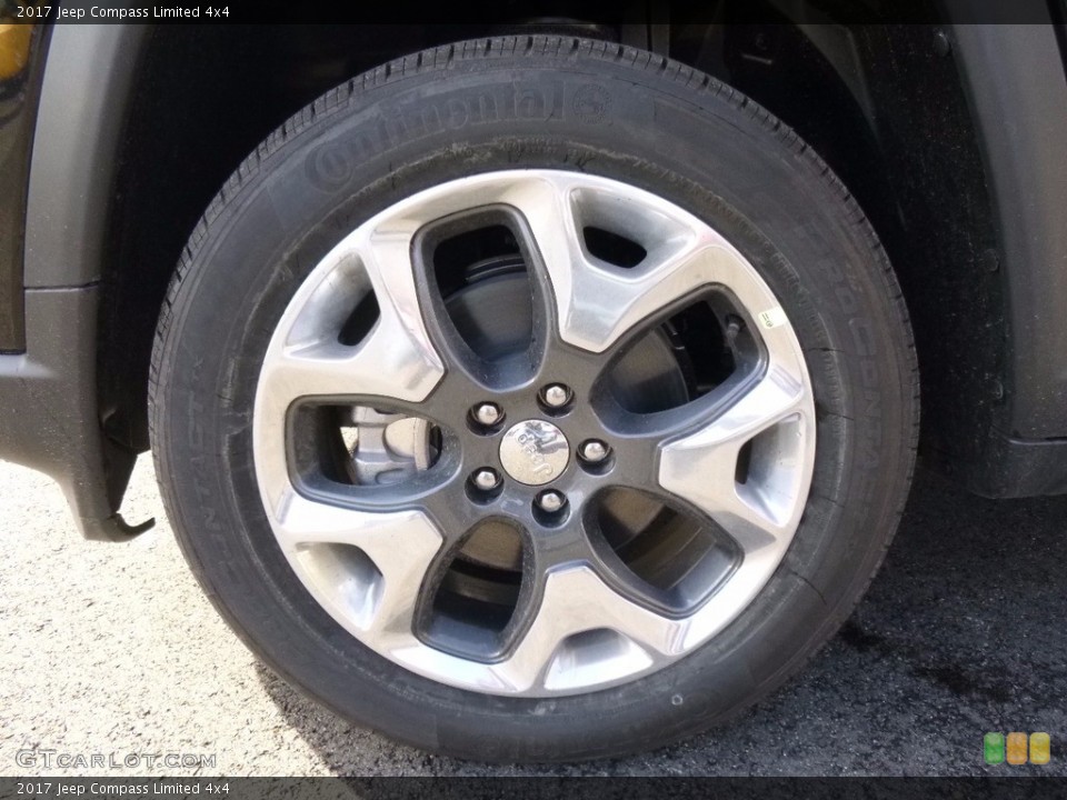 2017 Jeep Compass Limited 4x4 Wheel and Tire Photo #120004182