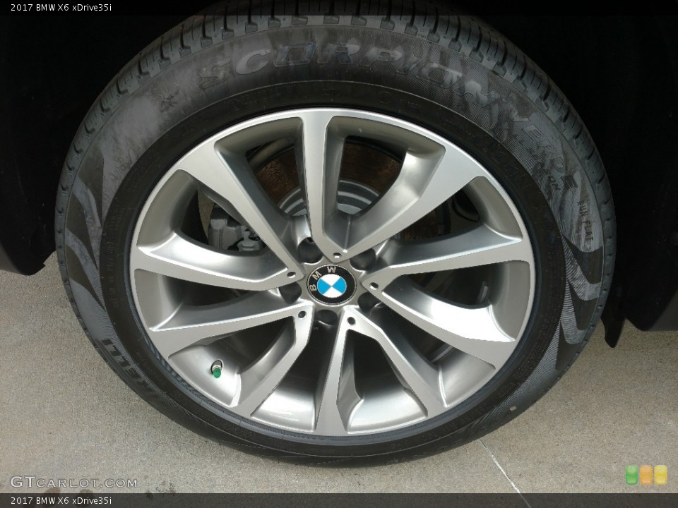 2017 BMW X6 xDrive35i Wheel and Tire Photo #120012462