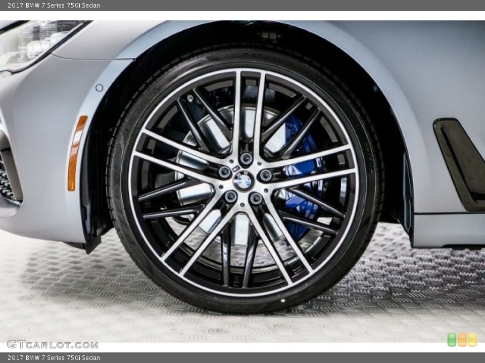 2017 BMW 7 Series 750i Sedan Wheel and Tire Photo #120017904