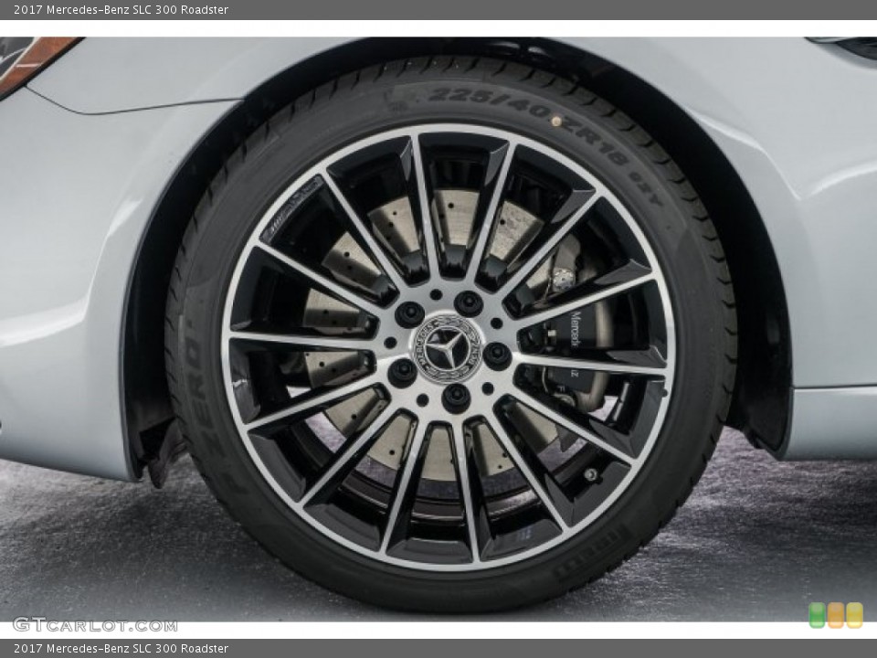 2017 Mercedes-Benz SLC 300 Roadster Wheel and Tire Photo #120047739