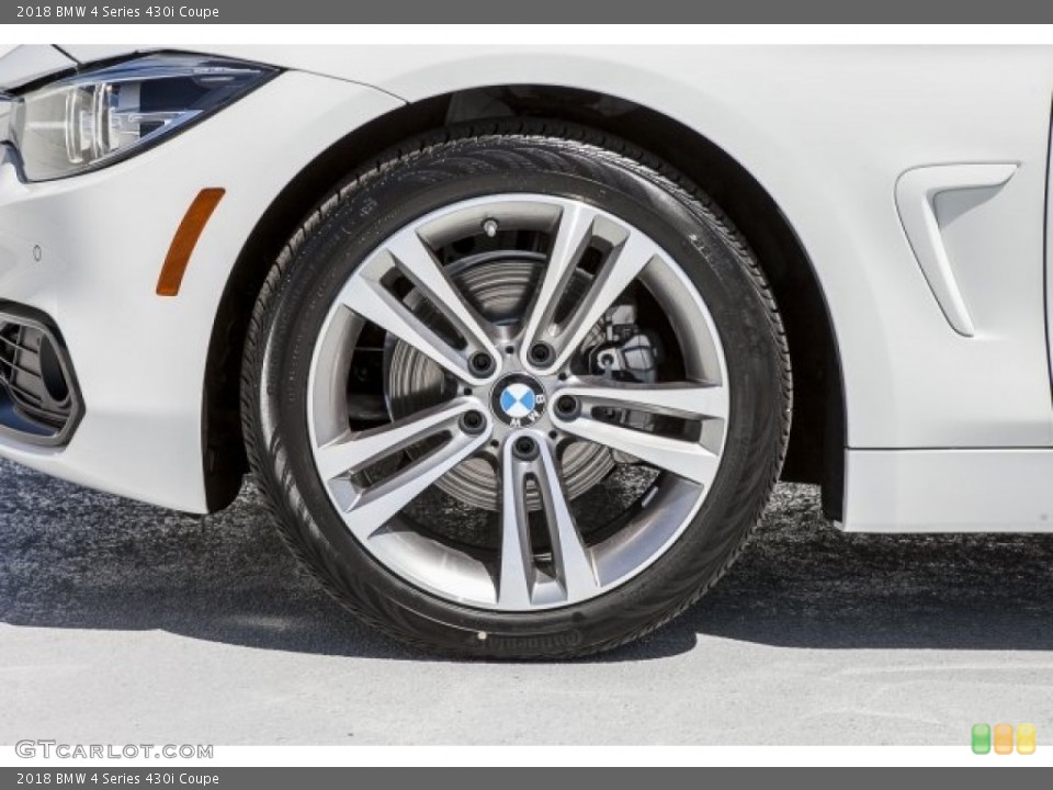 2018 BMW 4 Series 430i Coupe Wheel and Tire Photo #120098877