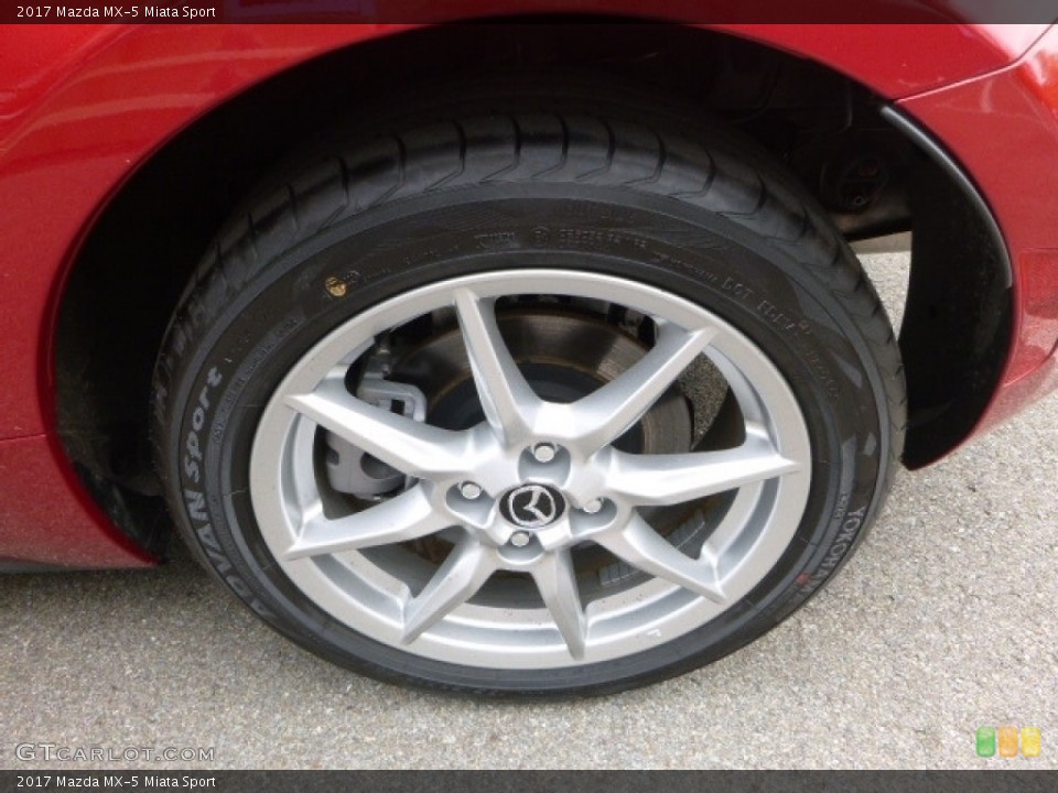 2017 Mazda MX-5 Miata Sport Wheel and Tire Photo #120127121
