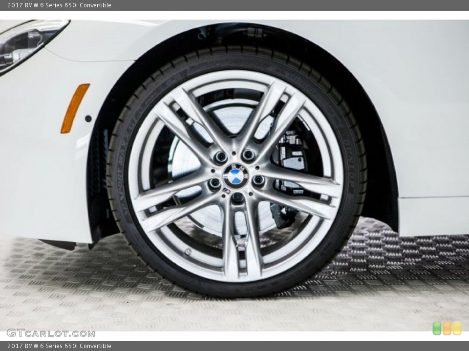 2017 BMW 6 Series 650i Convertible Wheel and Tire Photo #120151760