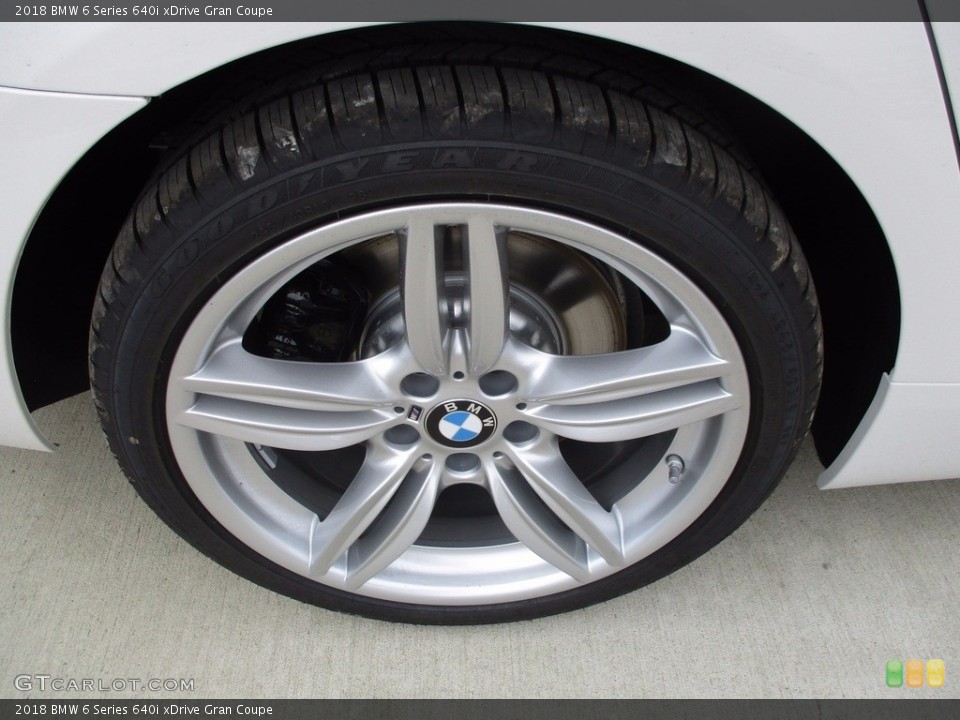 2018 BMW 6 Series 640i xDrive Gran Coupe Wheel and Tire Photo #120158318
