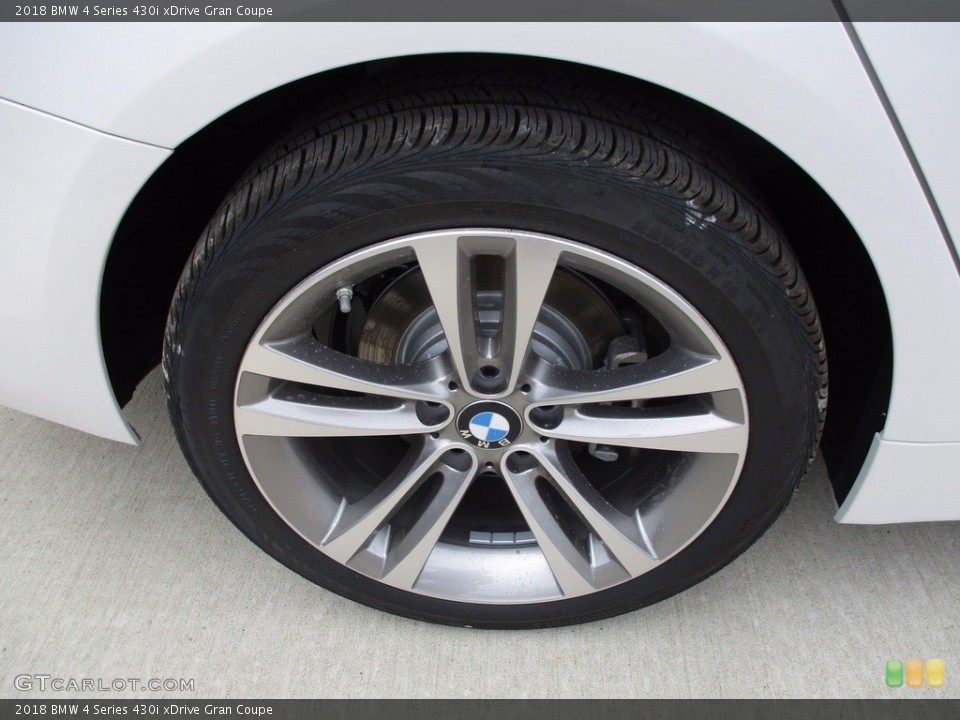 2018 BMW 4 Series 430i xDrive Gran Coupe Wheel and Tire Photo #120159875