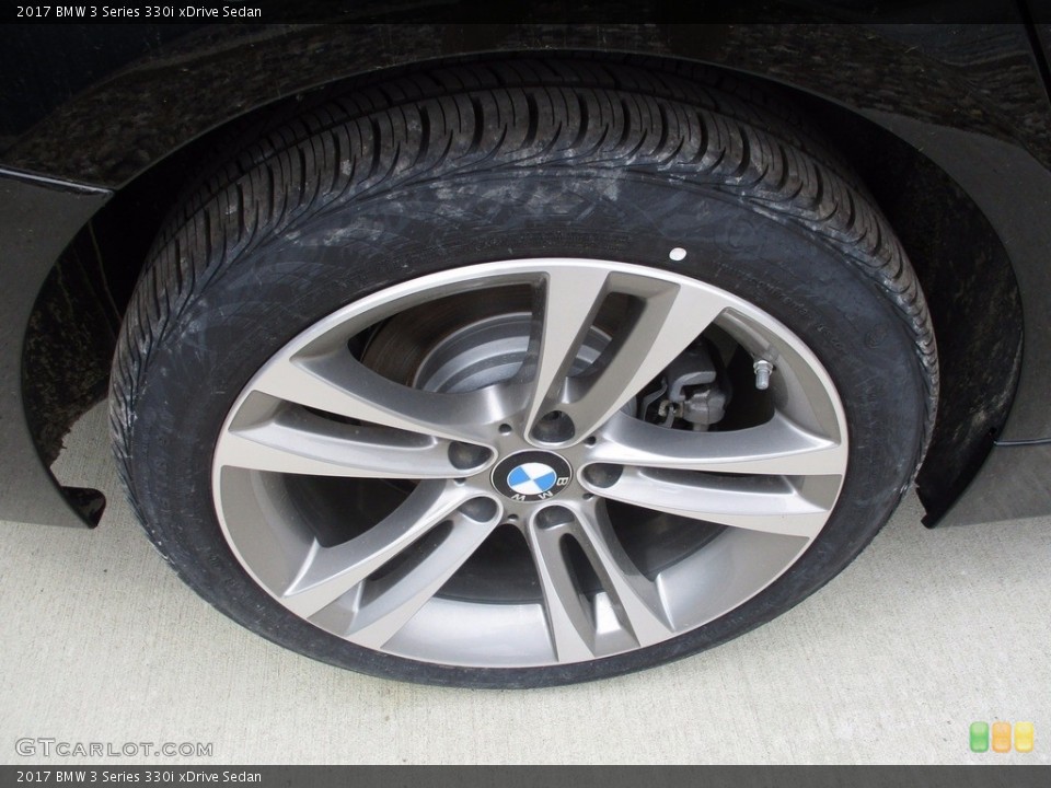 2017 BMW 3 Series 330i xDrive Sedan Wheel and Tire Photo #120161375