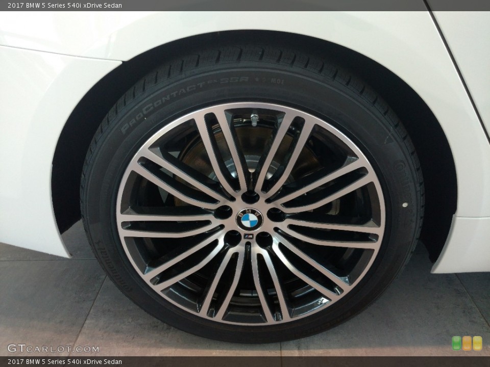 2017 BMW 5 Series 540i xDrive Sedan Wheel and Tire Photo #120163157