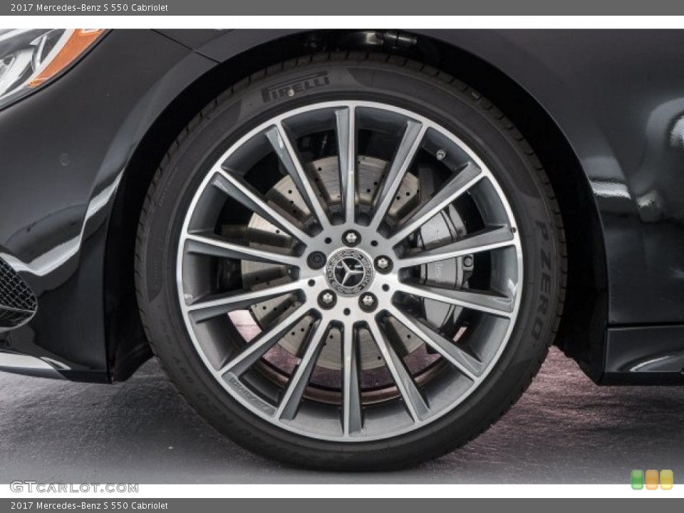2017 Mercedes-Benz S 550 Cabriolet Wheel and Tire Photo #120187789