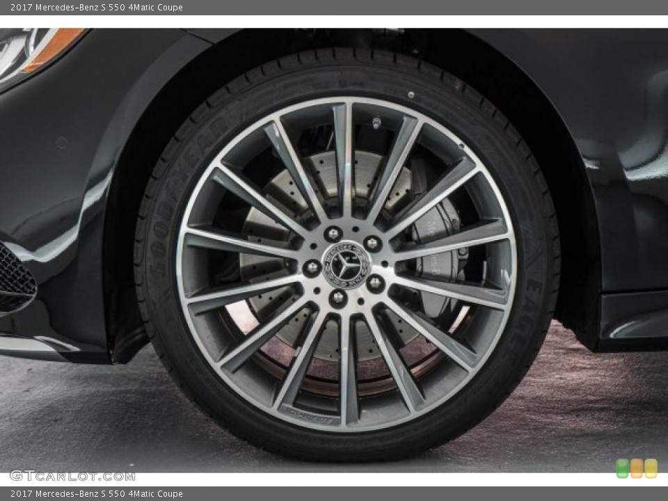 2017 Mercedes-Benz S 550 4Matic Coupe Wheel and Tire Photo #120188031