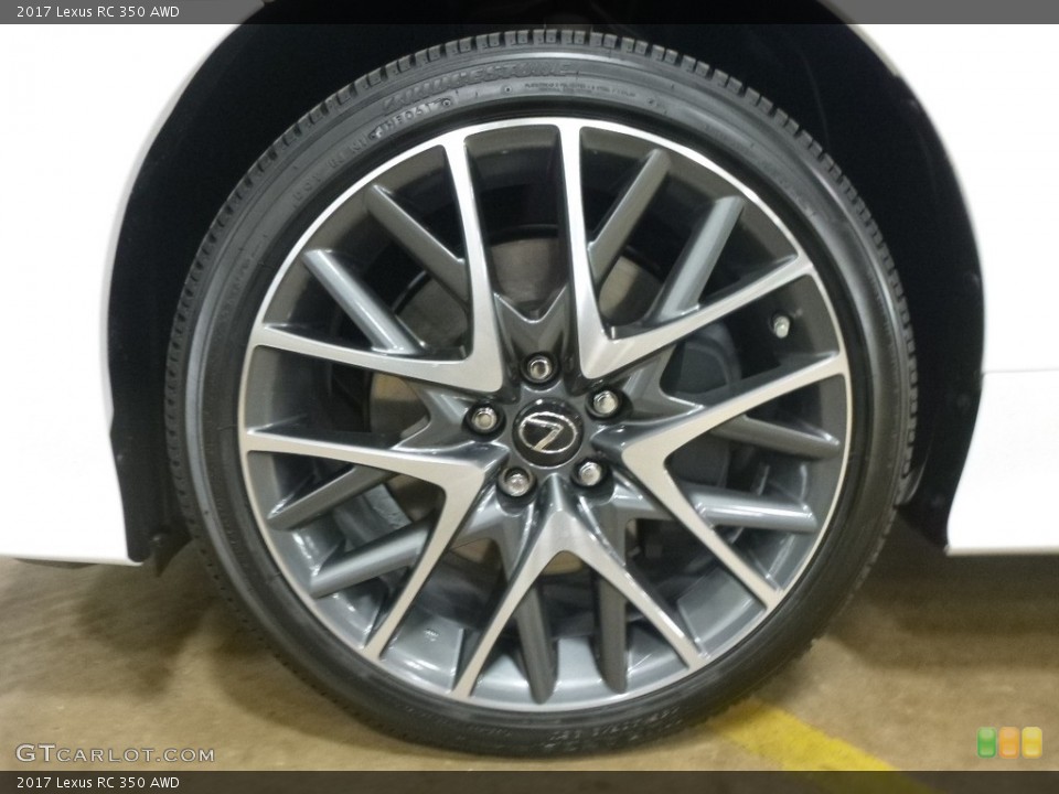 2017 Lexus RC 350 AWD Wheel and Tire Photo #120215795