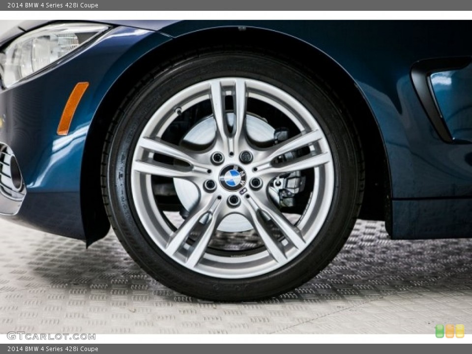 2014 BMW 4 Series 428i Coupe Wheel and Tire Photo #120234897