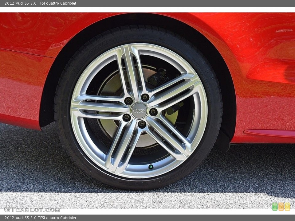 2012 Audi S5 3.0 TFSI quattro Cabriolet Wheel and Tire Photo #120265143