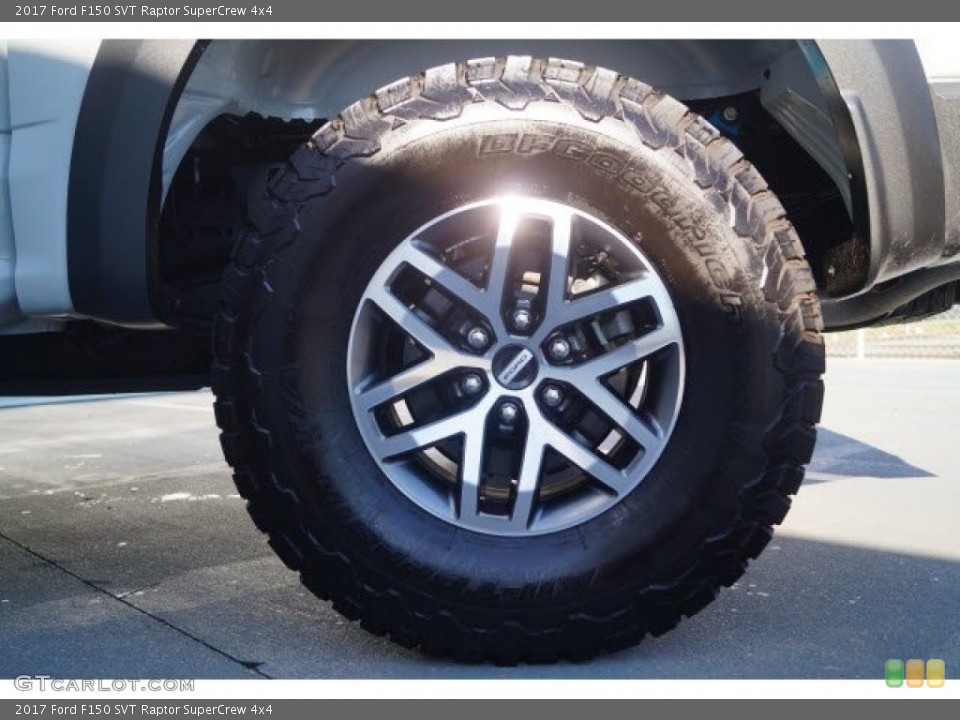2017 Ford F150 SVT Raptor SuperCrew 4x4 Wheel and Tire Photo #120288218