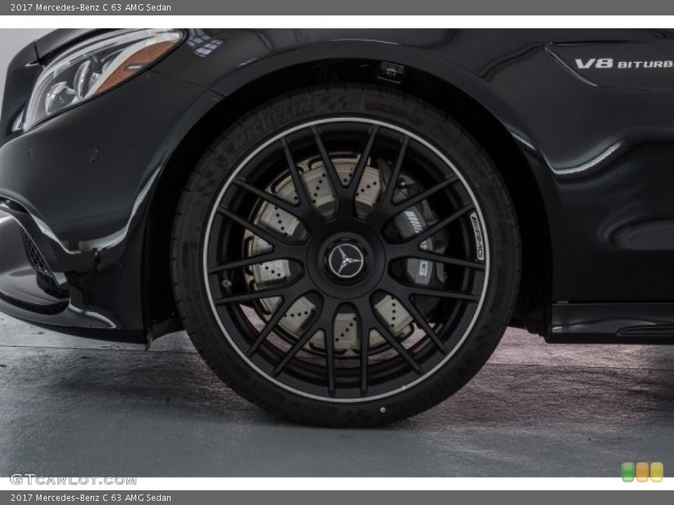 2017 Mercedes-Benz C 63 AMG Sedan Wheel and Tire Photo #120293777