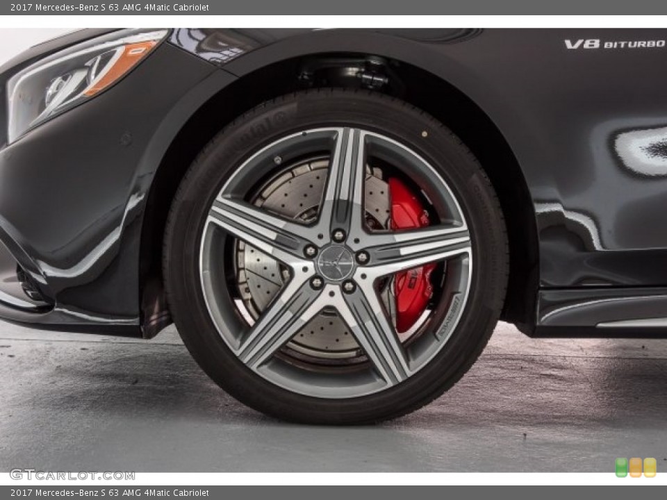 2017 Mercedes-Benz S 63 AMG 4Matic Cabriolet Wheel and Tire Photo #120309350