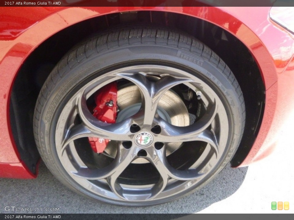 2017 Alfa Romeo Giulia Ti AWD Wheel and Tire Photo #120325843