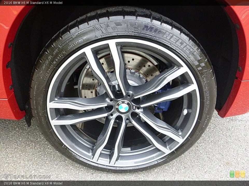 2016 BMW X6 M  Wheel and Tire Photo #120330893