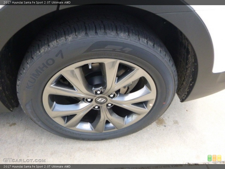 2017 Hyundai Santa Fe Sport 2.0T Ulitimate AWD Wheel and Tire Photo #120342937